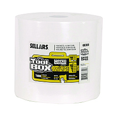 Sellars Absorbent Materials Absorbent Materials Absorbent Materials TOOLBOX WaterWeave T600 Wipers, 1-Ply, 11.8 x 12.8, White, 1,100 Sheets/Roll (SLR68300)