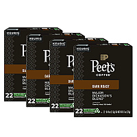 Peet's Coffee Major Dickason's Blend K-Cups, Regular, 88/Carton (GMT6547CT)