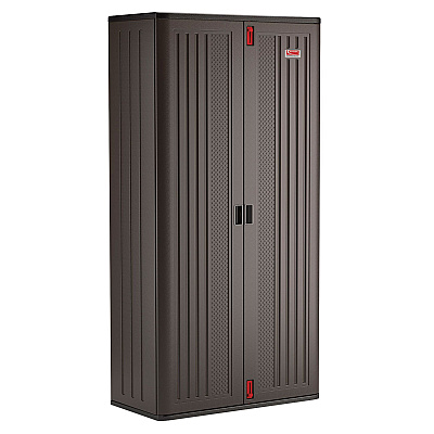 Suncast Commercial Mega Tall Storage Cabinet, 40 x 20.25 x 80.25, Gray (SUABMCCPD8004)