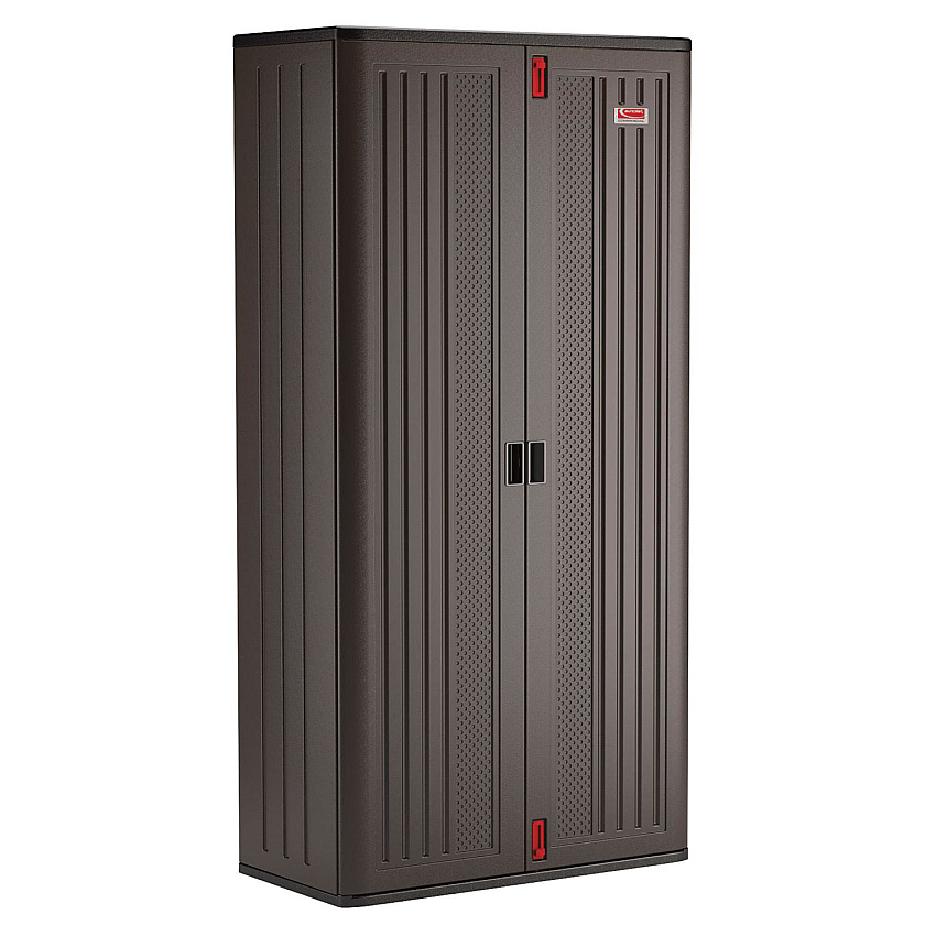Suncast Commercial Mega Tall Storage Cabinet, 40 x 20.25 x 80.25, Gray (SUABMCCPD8004)