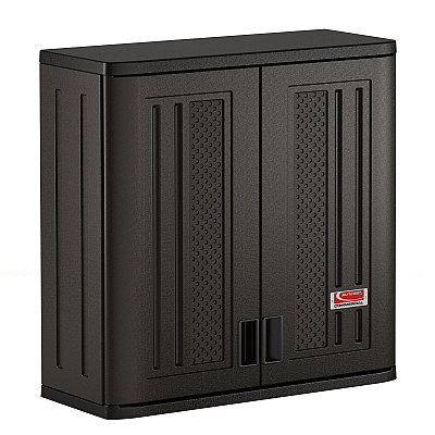 Suncast Commercial Wall Storage Cabinet, 30 x 12 x 30.25, Gray (SUABMCCPD3000)