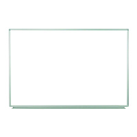 Luxor Wall-Mounted Magnetic Whiteboard, 36" x 24", White Surface, Silver Aluminum Frame (LXOWB3624W)