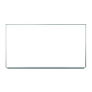 Luxor Wall-Mounted Magnetic Whiteboard, 72" x 40", White Surface, Silver Aluminum Frame (LXOWB7240W)