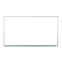 Luxor Wall-Mounted Magnetic Whiteboard, 72" x 40", White Surface, Silver Aluminum Frame (LXOWB7240W)