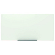 Luxor Magnetic Wall-Mounted Glass Board, 96" x 48", White Surface, Frameless (LXOWGB9648M)