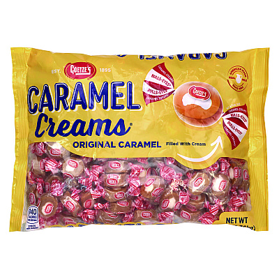 Goetzes Caramel Creams Candy, Caramel, 48 oz Bag (GRR22002357)