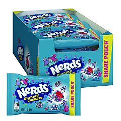 Nerds Very Berry Clusters Share Pack, Berry, 3 oz Packet, 12/Carton (GRR22002361)