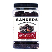 Performance Food Group Dark Chocolate Caramel Sea Salt Tub, Dark Chocolate Caramel, 28 oz Tub (GRR22002313)