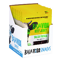 Baja Jerky Beef Jerky Salsa Fresca Snack Pack, Salsa Fresca, 1 oz Packet, 12/Carton (GRR22002305)
