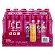 Sparkling ICE Fruit Frenzy Variety Pack, Assorted Flavors, 17 oz Bottle 24/Carton (GRR22002383)