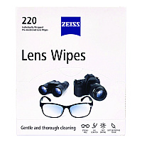 Zeiss Lens Wipes, 6 x 5, 220/Carton (GRR22002393)