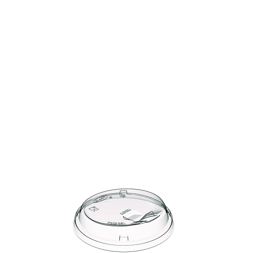 Dart Prima Strawless Plastic Lids, Fits 9 oz to 20 oz Cold Cups, Clear, 1,000/Carton (DCCP662RSL)