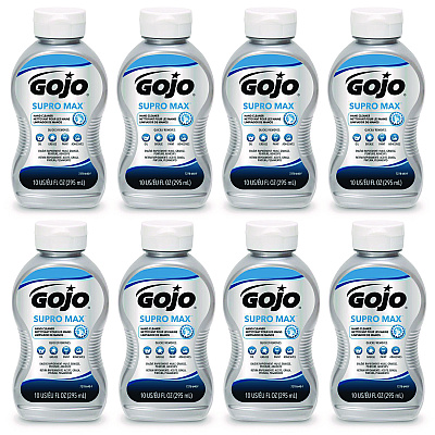 GOJO SUPRO MAX Hand Cleaner Bottle, Floral Scent, 8/Carton (727808CT)