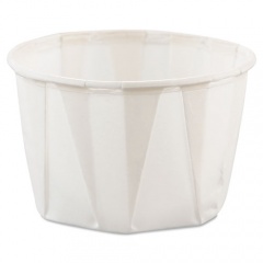 Dart Paper Portion Cups, 2 oz, White, 250/Bag, 20 Bags/Carton (200)