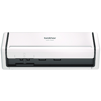 Brother ADS-1300 Compact Desktop Scanner, 600 dpi x 600 dpi Optical Resolution, 20-Sheet Duplex Auto Document Feeder