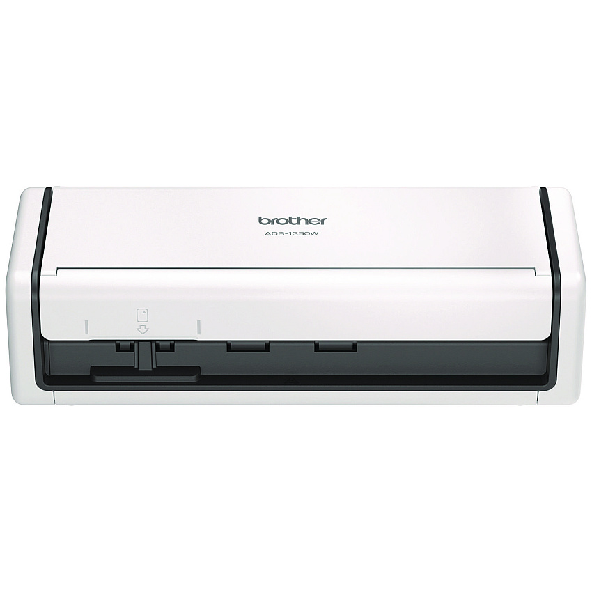 Brother ADS-1350W Compact Desktop Scanner, 600 dpi x 600 dpi Optical Resolution, 20-Sheet Duplex Auto Document Feeder