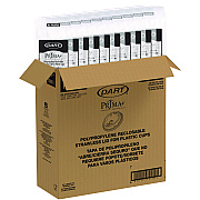 Dart Prima Strawless Plastic Lids, Fits 12 oz to 26 oz Cups, Clear, 100 Lids/Sleeve, 10 Sleeves/Carton (DCCP626RSL)