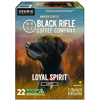 Black Rifle Coffee Company Loyal Spirit Coffee K-Cups, 22/Box (GMT0571)
