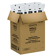 Solo Portion Containers, 2.5 oz, Translucent, 2,500/Carton (SCCP250N)