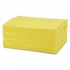 Chix Masslinn Dust Cloths, 1-Ply, 16 x 24, Unscented, Yellow, 50/Pack, 8 Packs/Carton (0213)
