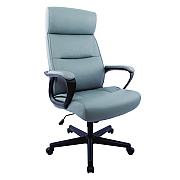 Alera Oxnam Series High-Back Task Chair, Supports Up to 275 lb, 17.56 to 21.38 Seat Height, Gray Seat, Gray Back, Black Base (ALEON41B49)