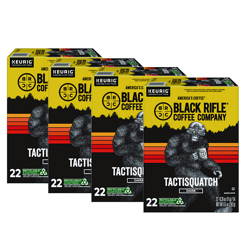 Black Rifle Coffee Company Tactisquatch Coffee K-Cups, 88/Carton (GMT0490CT)