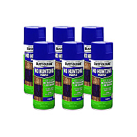Rust-Oleum Specialty No Hunting Purple Spray Paint, Flat No Hunting Purple, 12 oz Aerosol Can, 6/Carton (RST270970CT)