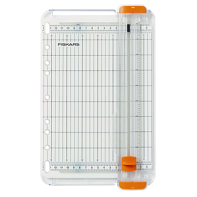 Fiskars SureCut Card Making Paper Trimmer, 8 Sheets, 9" Cut Length, 5.5"w x 9" l (FSK1071221)