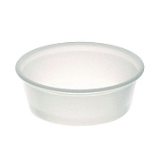 Pactiv Evergreen Plastic Portion Cup, 1.5 oz, Translucent, 125/Sleeve, 20 Sleeves/Carton (PCTSPP150)