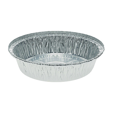 Pactiv Evergreen Aluminum Take-Out Container, 24 oz, 7" Diameter x 1.53"h, Silver, 250/Carton (PCTY52730)