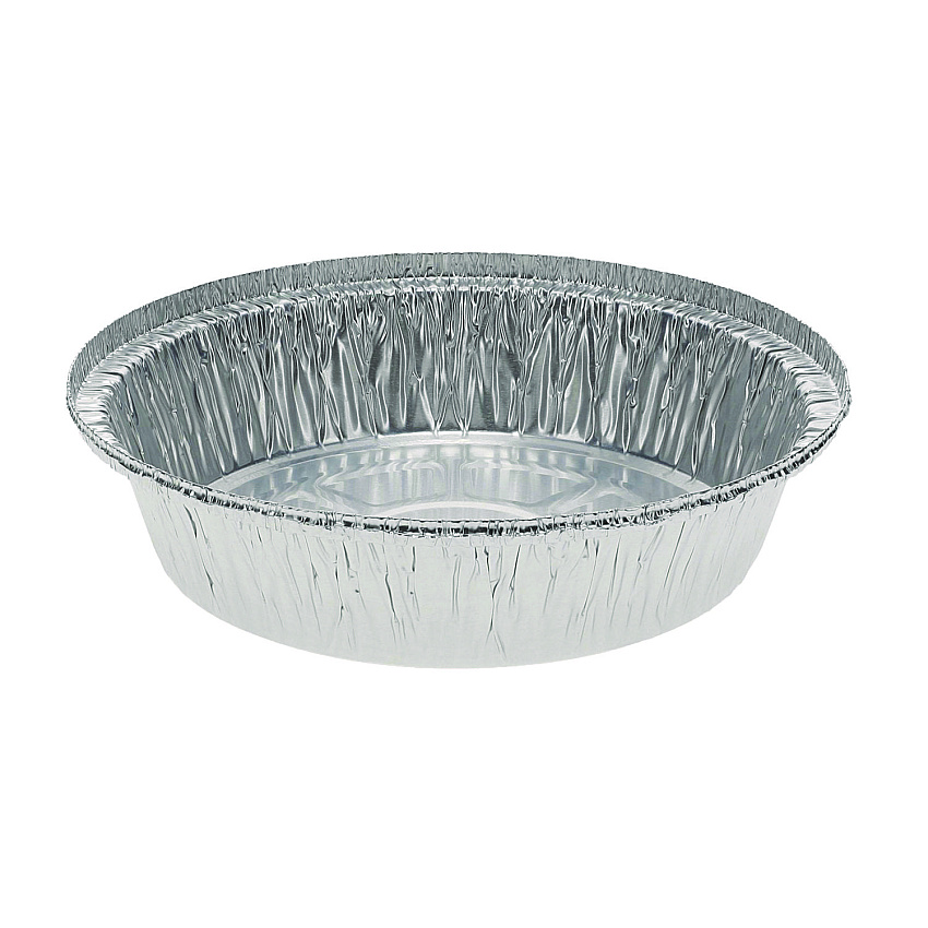 Pactiv Evergreen Aluminum Take-Out Container, 24 oz, 7" Diameter x 1.53"h, Silver, 250/Carton (PCTY52730)
