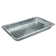 Pactiv Evergreen Aluminum Steam Table Pan, Full-Size Medium, 2.2" Deep, 19.6 x 11.6, 40/Carton (PCTY6120XH)