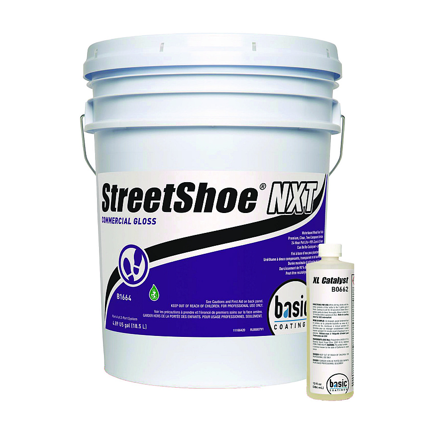 Betco StreetShoe NXT Wood Floor Finish, 5 gal Pail (BET16640500)