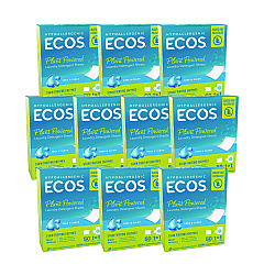 ECOS PRO Liquidless Laundry Detergent Sheets, Free and Clear, 50 Sheets/Pack, 10 Packs/Carton (EOP953710CT)