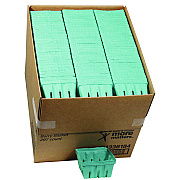 Pactiv Evergreen Berigard Molded Fiber Berry Basket, Quart, 5.5 x 5.5 x 3.25, Green, 297/Carton (PCTYM336184)