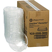 Pactiv Evergreen ClearView Dome-Style Lid with Tabs, 8.75" Diameter x 0.8" h, Clear, 126/Carton (PCTYCI800090000)