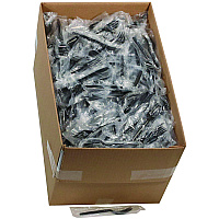 Pactiv Evergreen Meadoware Cutlery, Individually Wrapped, Fork, Black, 1,000/Carton (PCTMKFE)