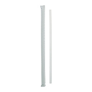 Pactiv Evergreen Giant Paper-Wrapped Straw, 10.25", Translucent, 1,800/Carton (PCTYSTWG1026)