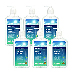 ECOS PRO Liquid Hand Soap, Free and Clear, 17 oz, 6/Carton (EOPPL96636CT)
