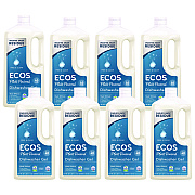ECOS PRO Automatic Dishwasher Gel, Free and Clear, 40 oz Bottle, 8/Carton (EOP975408CT)