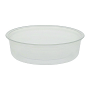 Fabri-Kal Microwavable Deli Containers, 6 oz, 4.6" Diameter x 1.3" h, Clear, Plastic, 500/Carton (FABPK6SC)