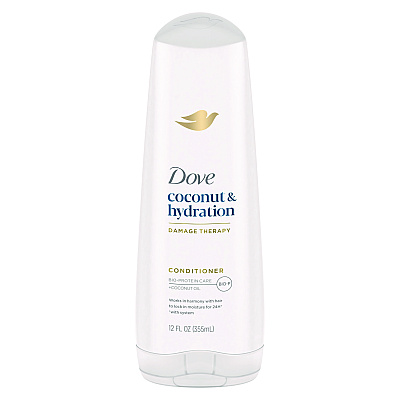 Dove Coconut Conditioner, 12 oz Bottle, 6/Carton (UNI69795720)