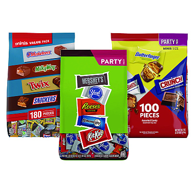 Hershey's Chocolate All Time Favorites, Assorted Chocolates, 3 Bags/Carton (GRR60004131)