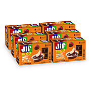 Jif To Go Chocolate Peanut Butter, Chocolate, 1.1 oz Cups, 8 Cups/Pack, 6 Packs/Carton (SMU35614)