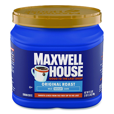 Maxwell House Coffee, Original Roast, 27.5 oz Canister (MWH09422)