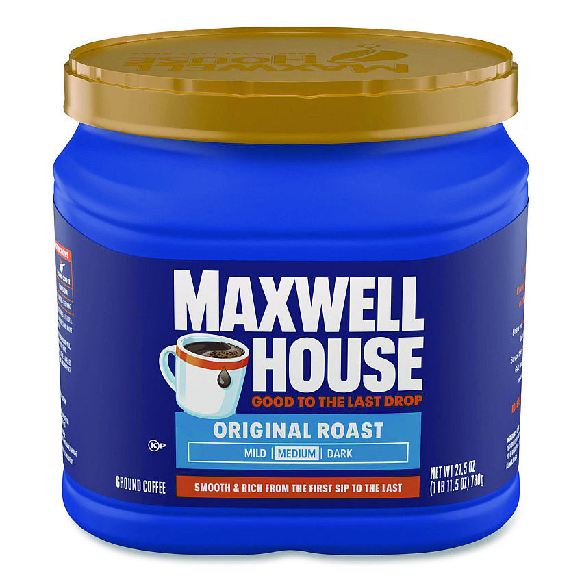 Maxwell House Coffee, Original Roast, 27.5 oz Canister (MWH09422)