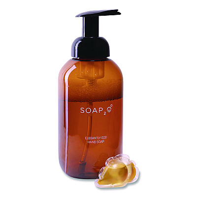 SOAP2O Super HydroDrops and Dispenser Bottle Kit, Coconut Acai, 500 mL (SZOS2OKITEA)