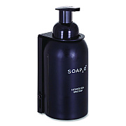 SOAP2O Elegantly Eco Glass Bottle for Foaming Hand Soap, Black (SZOS2OMD350BDEA)