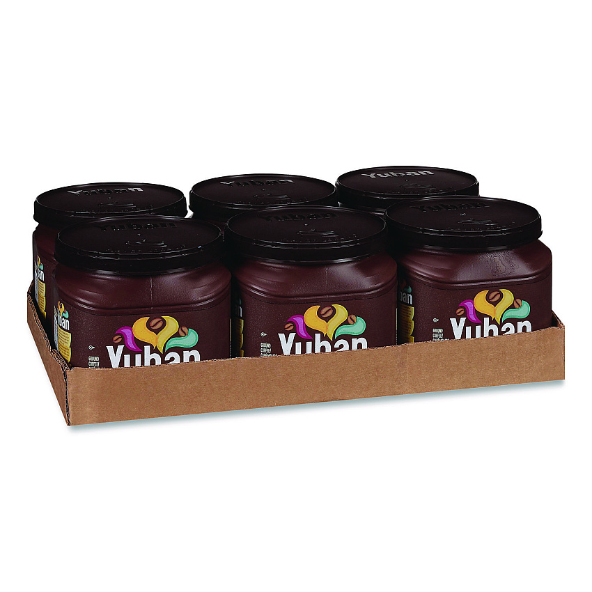 Yuban Original Premium Coffee. Traditional, 27.9 oz Canister, 6/Carton (YUB09410CT)