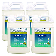 ECOS PRO Dishmate Manual Dish Liquid, Free and Clear, 1 gal Jug, 4/Carton (EOPPL972104CT)
